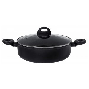 Cryspo Trio Petra Ρηχή Κατσαρόλα Πλακερό από Αλουμίνιο 28cm 70.020.030