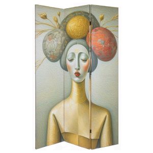 Τρίφυλλο Παραβάν καμβάς