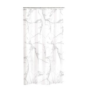 Κουρτίνα μπάνιου polyester marble printed 180x200cm 027.6RD193