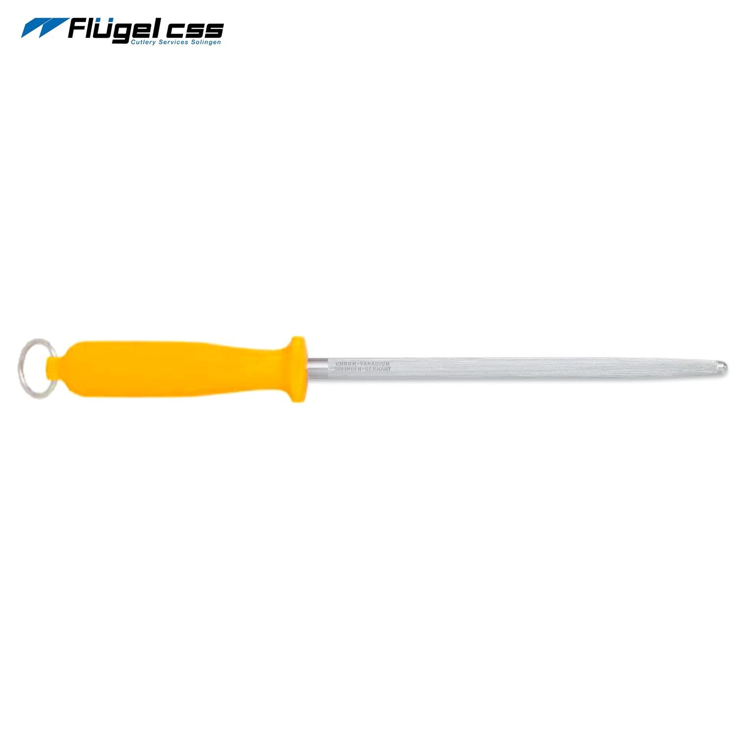 FLUGEL ΜΑΣΑΤΙ ΣΤΡΟΓΓΥΛΟ ΧΡΩΜΙΩΜΕΝΟ 20εκ. Ø0.96ΚΙΤΡΙΝΗ ΛΑΒΗ – 4020-200-Box in Thessaloniki