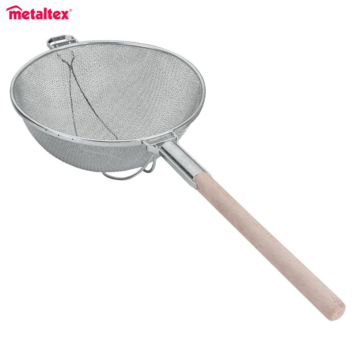 METALTEX CHEF LINE ΕΠΑΓΓΕΛΜΑΤΙΚΟ ΣΟΥΡΩΤΗΡΙ 30/2 ΔΙΠΛΗ ΣΗΤΑ ΜΕ ΕΝΙΣΧΥΣΗ ΕΠΙΚΑΣΣΙΤΕΡΩΜΕΝΗ-Box in Thessaloniki