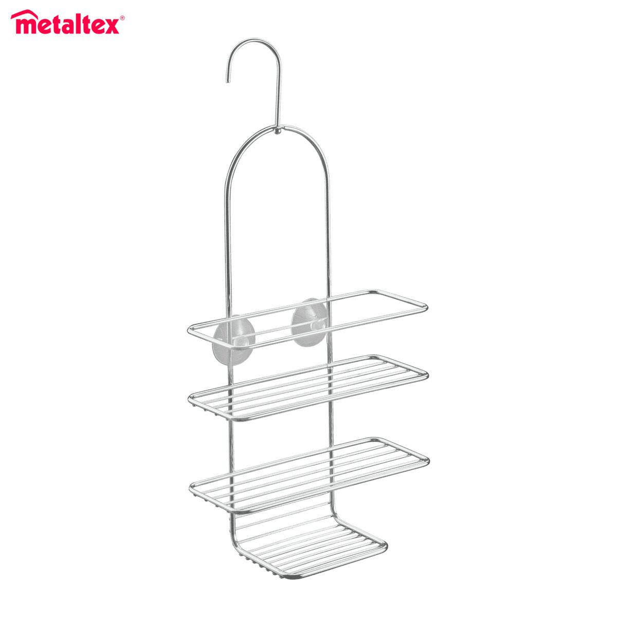 METALTEX REFLEX CHROME ΡΑΦΙ ΚΡΕΜΑΣΤΟ ΜΠΑΝΙΟΥ 3 ΘΕΣΕΩΝ 25x11x43/53εκ.-Box in Thessaloniki