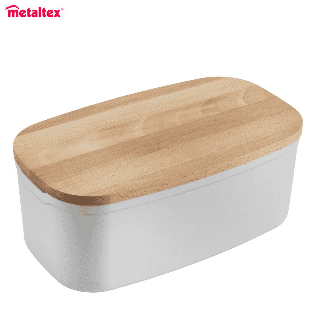 METALTEX BREADY ΨΩΜΙΕΡΑ + ΞΥΛΙΝΗ ΕΠΙΦΑΝΕΙΑ ΚΟΠΗΣ 35x20x14εκ.-Box in Thessaloniki