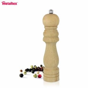 METALTEX ΜΥΛΟΣ ΞΥΛΙΝΟΣ ΑΛΑΤΙΟΥ-ΠΙΠΕΡΙΟΥ 17εκ. ΚΕΡΑΜΙΚΟΣ