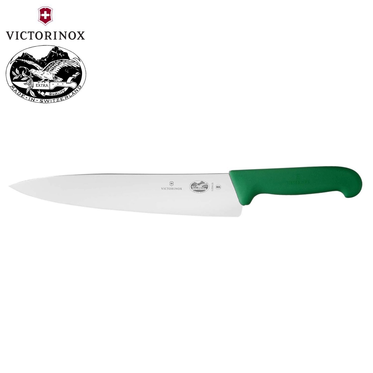 VICTORINOX FIBROX ΜΑΧΑΙΡΙ CHEF 25εκ. ΠΡΑΣΙΝΗ ΛΑΒΗ – 5.2004.25-Box in Thessaloniki