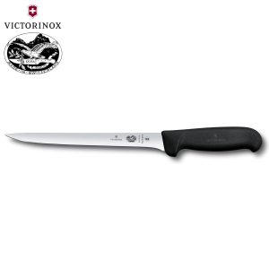 VICTORINOX FIBROX ΜΑΧΑΙΡΙ ΦΙΛΕΤΑΡΙΣΜΑΤΟΣ FLEXIBLE 20εκ. ΜΑΥΡΗ ΛΑΒΗ – 5.3763.20