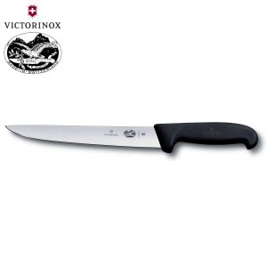 VICTORINOX FIBROX ΜΑΧΑΙΡΙ ΣΤΕΝΟ ΣΦΑΓΗΣ 22εκ. ΜΑΥΡΗ ΛΑΒΗ – 5.5503.22