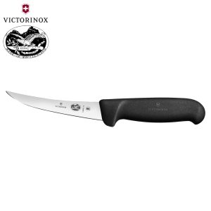 VICTORINOX FIBROX ΜΑΧΑΙΡΙ ΞΕΚΟΚΑΛΙΣΜΑΤΟΣ ΚΥΡΤΟ 12εκ. ΜΑΥΡΗ ΛΑΒΗ – 5.6603.12-Box in Thessaloniki