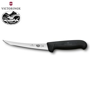 VICTORINOX FIBROX ΜΑΧΑΙΡΙ ΞΕΚΟΚΑΛΙΣΜΑΤΟΣ ΚΥΡΤΟ 15εκ. ΜΑΥΡΗ ΛΑΒΗ – 5.6603.15