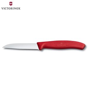 VICTORINOX SWISS CLASSIC ΜΑΧΑΙΡΙ ΚΥΡΤΟ ΟΔΟΝΤΩΤΟ 8εκ. ΚΟΚΚΙΝΟ – 6.7431