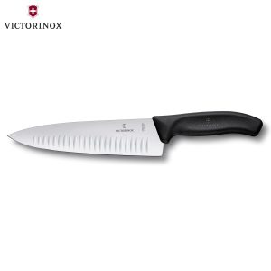 VICTORINOX SWISS CLASSIC ΜΑΧΑΙΡΙ CHEF ΑΥΛΑΚΩΤΟ 20εκ. ΜΑΥΡΗ ΛΑΒΗ – 6.8083.20Β