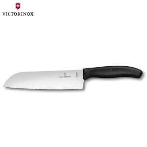 VICTORINOX SWISS CLASSIC ΜΑΧΑΙΡΙ SANTOKU 17εκ. ΜΑΥΡΗ ΛΑΒΗ – 6.8503.17B