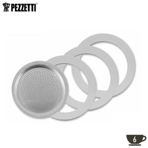 PEZZETTI ΑΝΤΑΛΛΑΚΤΙΚΟ ΦΙΛΤΡΟ + 3 ΦΛΑΝΤΖΕΣ Ν.6 SOLID/ITALEXPRESS – 1367