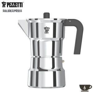 PEZZETTI SOLIDEXPRESS ΚΑΦΕΤΙΕΡΑ ΑΛΟΥΜΙΝΙΟΥ 6 ΦΛΥΤΖΑΝΙΩΝ – 1652