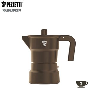 PEZZETTI SOLIDEXPRESS ΚΑΦΕΤΙΕΡΑ ΑΛΟΥΜΙΝΙΟΥ 3 ΦΛΥΤΖΑΝΙΩΝ ΚΑΦΕ – 1651V-Box in Thessaloniki