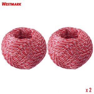 WESTMARK ΣΕΤ 2 ΣΠΑΓΓΟΣ ΜΑΓΕΙΡΙΚΗΣ ΛΕΥΚΟΣ-ΚΟΚΚΙΝΟΣ 2x60m +175°C – 15192260-Box in Thessaloniki