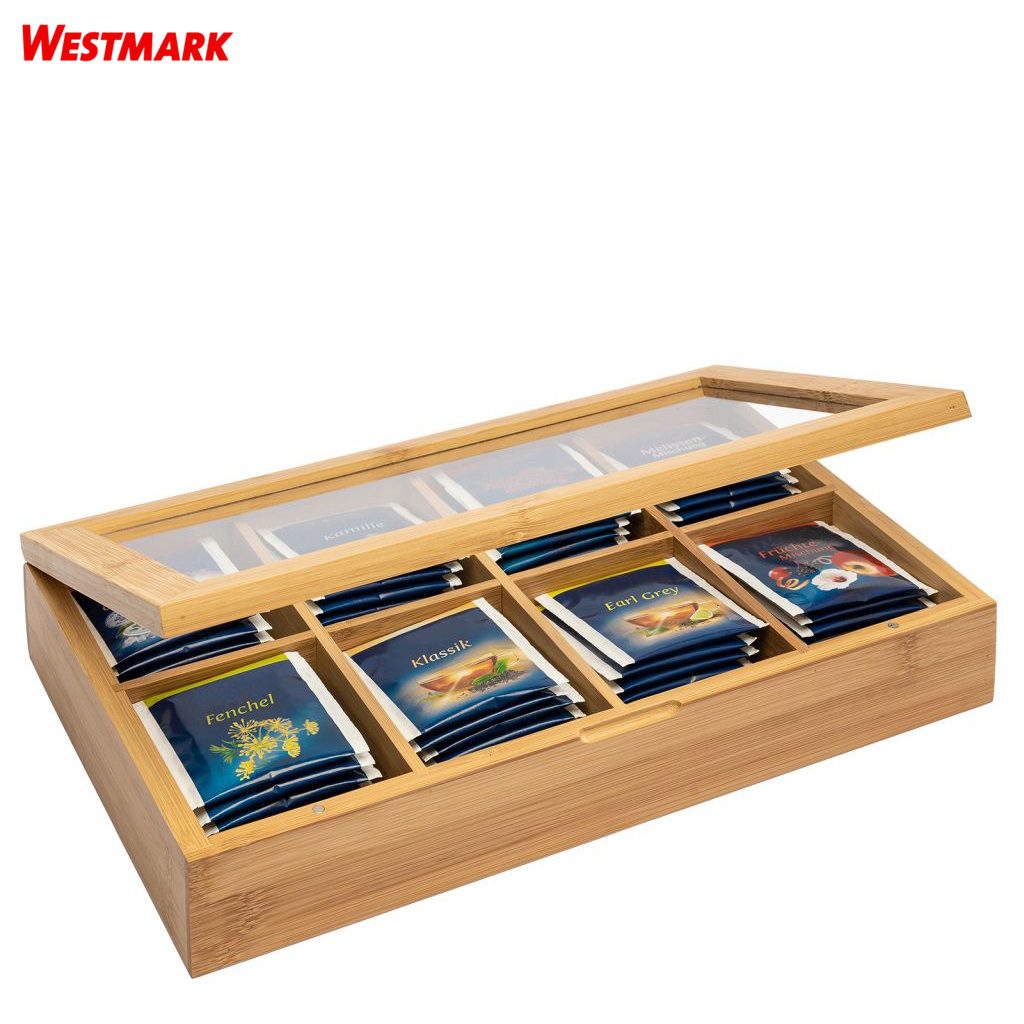 WESTMARK TEA-TIME ΚΟΥΤΙ ΑΠΟΘΗΚΕΥΣΗΣ 64 ΦΑΚΕΛΩΝ ΤΣΑΓΙΟΥ ΒΑΜΒΟΟ – 15732260-Box in Thessaloniki