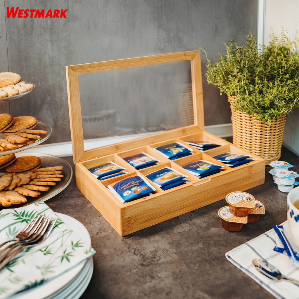 WESTMARK TEA-TIME ΚΟΥΤΙ ΑΠΟΘΗΚΕΥΣΗΣ 64 ΦΑΚΕΛΩΝ ΤΣΑΓΙΟΥ ΒΑΜΒΟΟ – 15732260-Box in Thessaloniki