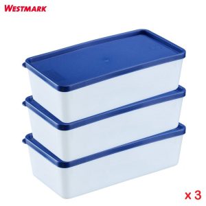 WESTMARK TRIO ΣΕΤ3 x 1lt ΔΟΧΕΙΑ ΑΠΟΘΗΚΕΥΣΗΣ ΚΑΤΑΨΥΞΗΣ -20°C +70°C – 25432270-Box in Thessaloniki