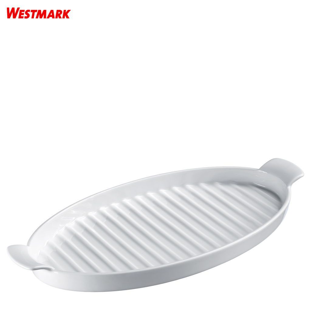 WESTMARK ASPARAGUS ΠΙΑΤΕΛΑ ΠΥΡΑΝΤΟΧΗ ΠΟΡΣΕΛΑΝΗΣ 180°C 39.5x20x4cm – 62222260-Box in Thessaloniki