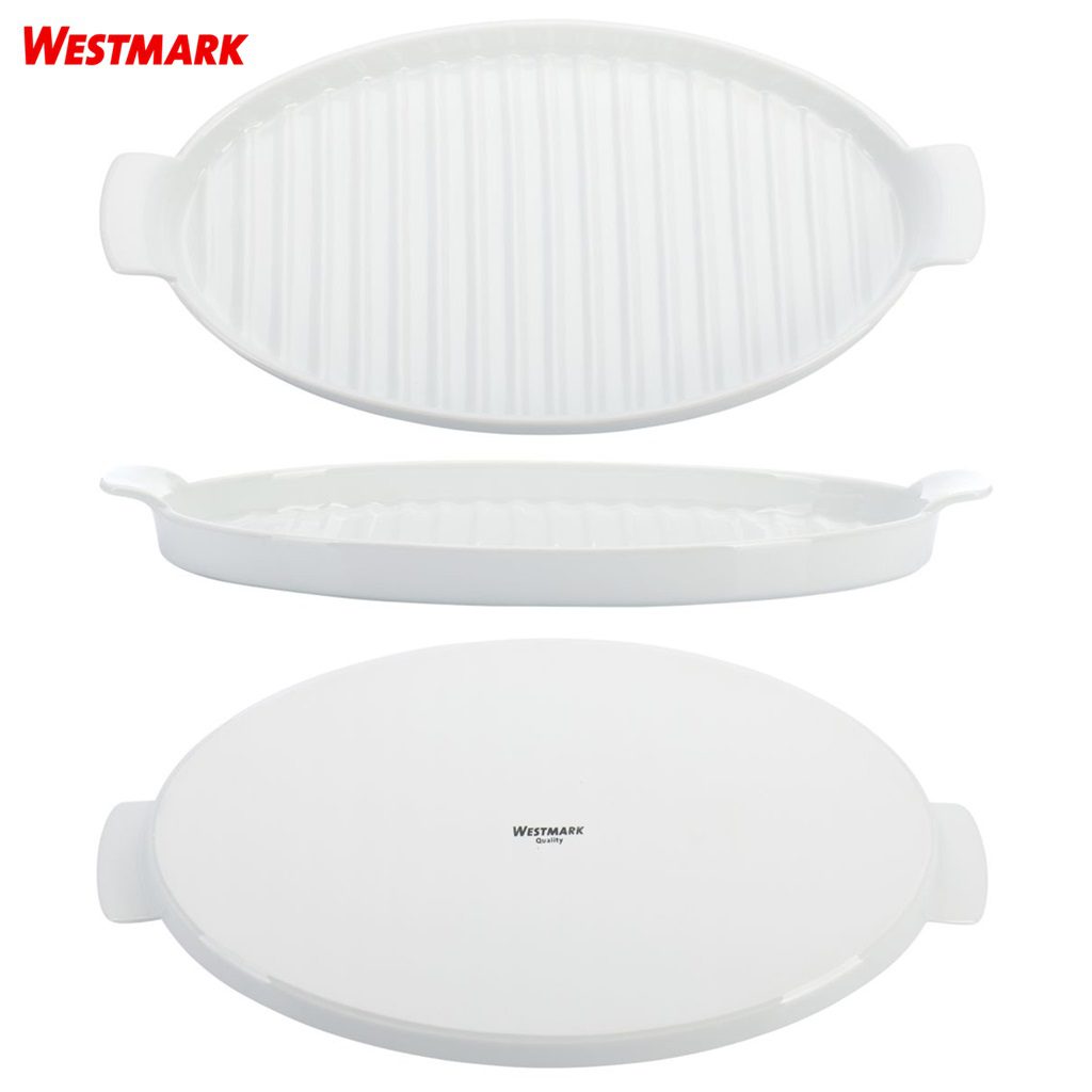 WESTMARK ASPARAGUS ΠΙΑΤΕΛΑ ΠΥΡΑΝΤΟΧΗ ΠΟΡΣΕΛΑΝΗΣ 180°C 39.5x20x4cm – 62222260-Box in Thessaloniki