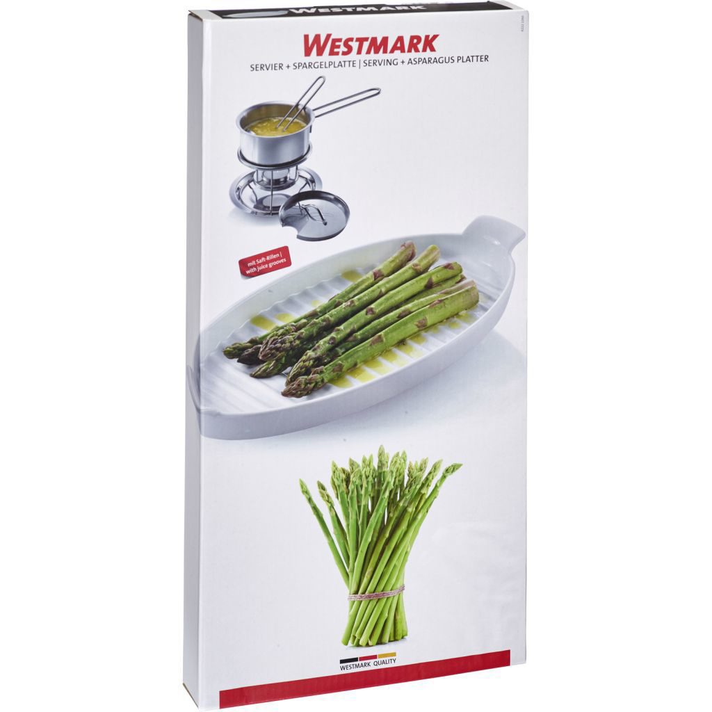 WESTMARK ASPARAGUS ΠΙΑΤΕΛΑ ΠΥΡΑΝΤΟΧΗ ΠΟΡΣΕΛΑΝΗΣ 180°C 39.5x20x4cm – 62222260