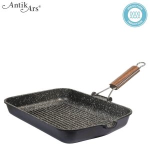 ANTIK ARS ΓΚΡΙΛΙΕΡΑ GRANDCHEF PIERRESTONE INDUCTION 24x36x4εκ. 5mm-Box in Thessaloniki