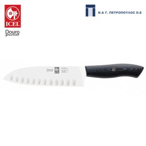 ICEL DOURO GOURMET ΜΑΧΑΙΡΙ SANTOKU AVLEOLOS 18εκ.-Box in Thessaloniki