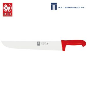 ICEL POLY ΜΑΧΑΙΡΙ ΚΡΕΑΤΟΣ 22εκ. ΚΟΚΚΙΝΗ ΛΑΒΗ