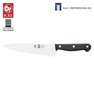 ICEL TECHNIK ΜΑΧΑΙΡΙ CHEF 18εκ. ΜΑΥΡΗ ΛΑΒΗ-Box in Thessaloniki