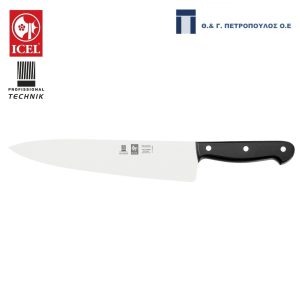 ICEL TECHNIK ΜΑΧΑΙΡΙ CHEF 25εκ. ΜΑΥΡΗ ΛΑΒΗ
