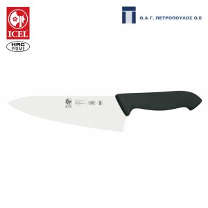 ICEL HORECA PRIME ΜΑΧΑΙΡΙ CHEF 20εκ ΦΑΡΔΥ ΜΑΥΡΗ ΛΑΒΗ