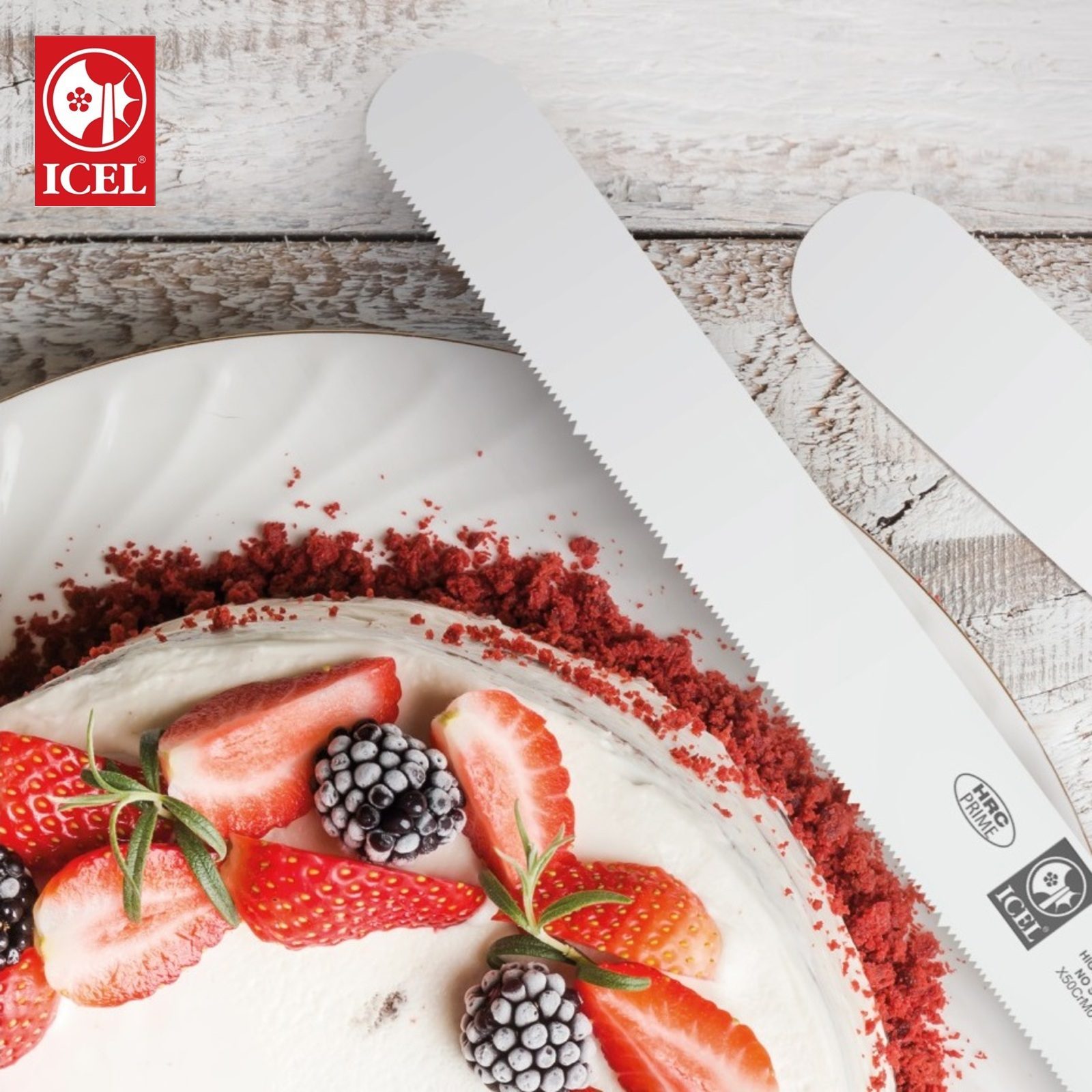 ICEL HORECA PRIME ΜΑΧΑΙΡΙ ΖΑΧΑΡΟΠΛΑΣΤΙΚΗΣ ΨΙΛΟ ΔΟΝΤΙ 36εκ ΜΑΥΡΗ ΛΑΒΗ-Box in Thessaloniki