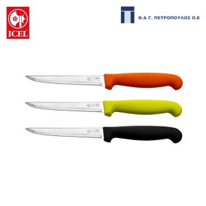 ICEL SELECAO-P ΜΑΧΑΙΡΙ ΓΕΝ.ΧΡΗΣΗΣ ΣΠΑΘΑΚΙ 13εκ ΨΙΛΟ ΔΟΝΤΙ ΠΡΑΣΙΝΟ-ΠΟΡΤΟΚΑΛΙ-ΜΑΥΡΟ