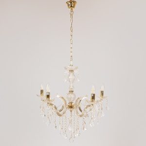 ΠΟΛΥΕΛΑΙΟΣ 5ΦΩΤΟΣ ΜΕ ΚΡΥΣΤΑΛΛΑ ΧΡΥΣΟΣ 64x65cm