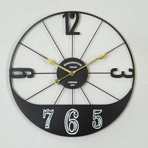 ΡΟΛΟΪ ΤΟΙΧΟΥ ΜΕΤΑΛΛΙΚΟ ΜΑΥΡΟ - ΧΡΥΣΟ 60x4.5x60cm