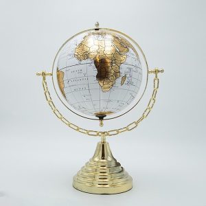 ΥΔΡΟΓΕΙΟΣ ΜΕΤΑΛΛΙΚΗ ΧΡΥΣΗ - ΛΕΥΚΗ 30.40cm