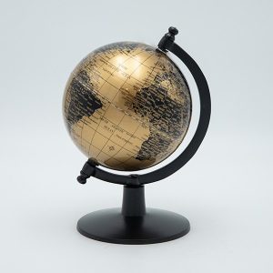 ΥΔΡΟΓΕΙΟΣ ΜΕΤΑΛΛΙΚΗ ΧΡΥΣΟ-ΜΑΥΡΟ 12.70cm