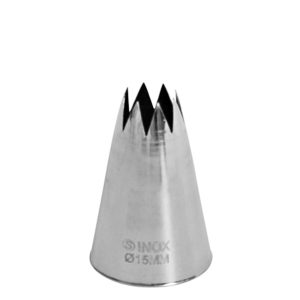 ΜΥΤΗ ΣΑΚΟΥΛΑΣ ΖΑΧΑΡΟΠΛΑΣΤΙΚΗΣ ΑΣΤΕΡΙ Ø 15 mm ΑΝΟΞΕΙΔΩΤΗ 8 ΔΟΝΤΙΑ – 197563-Box in Thessaloniki