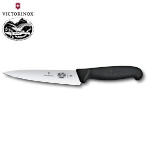 VICTORINOX FIBROX ΜΑΧΑΙΡΙ CHEF 15εκ. ΜΑΥΡΗ ΛΑΒΗ – 5.2003.15-Box in Thessaloniki