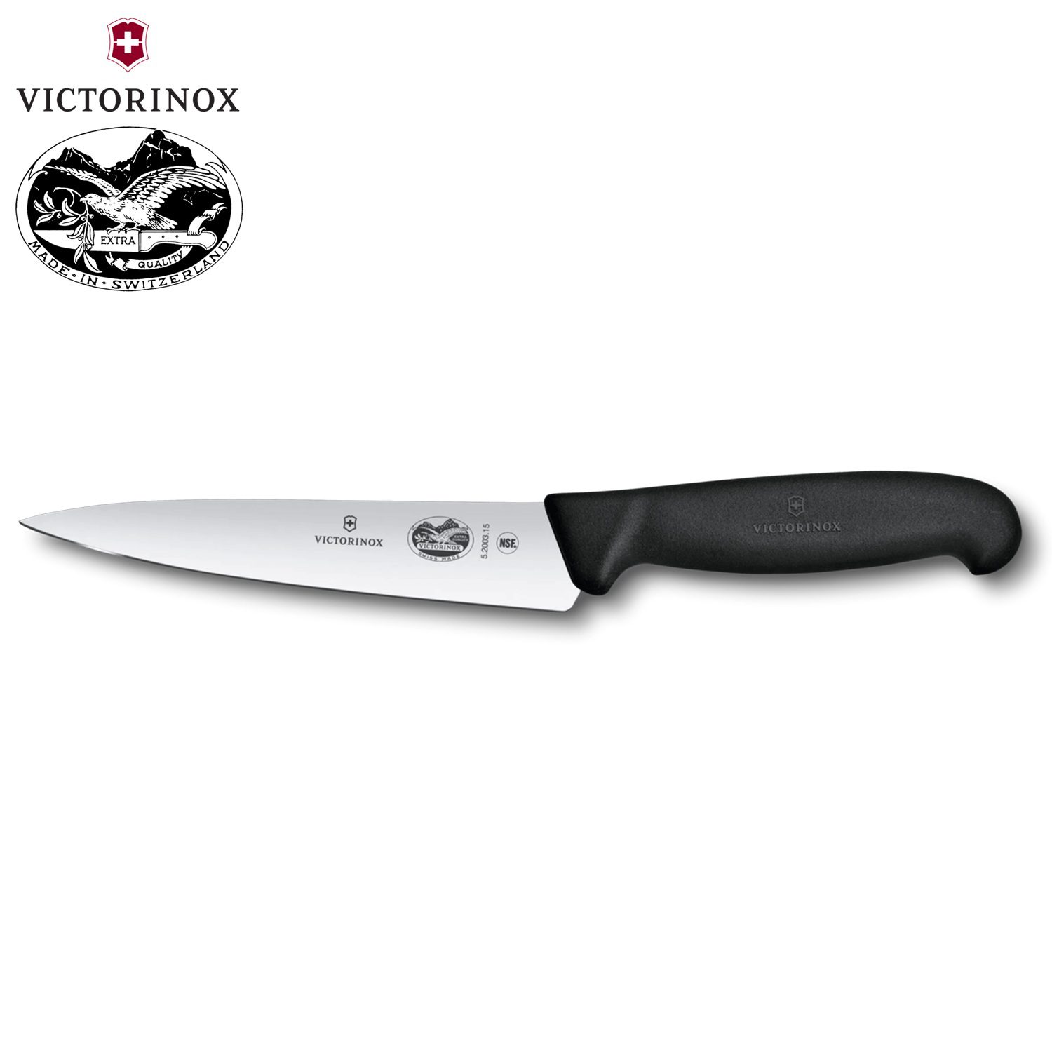 VICTORINOX FIBROX ΜΑΧΑΙΡΙ CHEF 15εκ. ΜΑΥΡΗ ΛΑΒΗ – 5.2003.15-Box in Thessaloniki