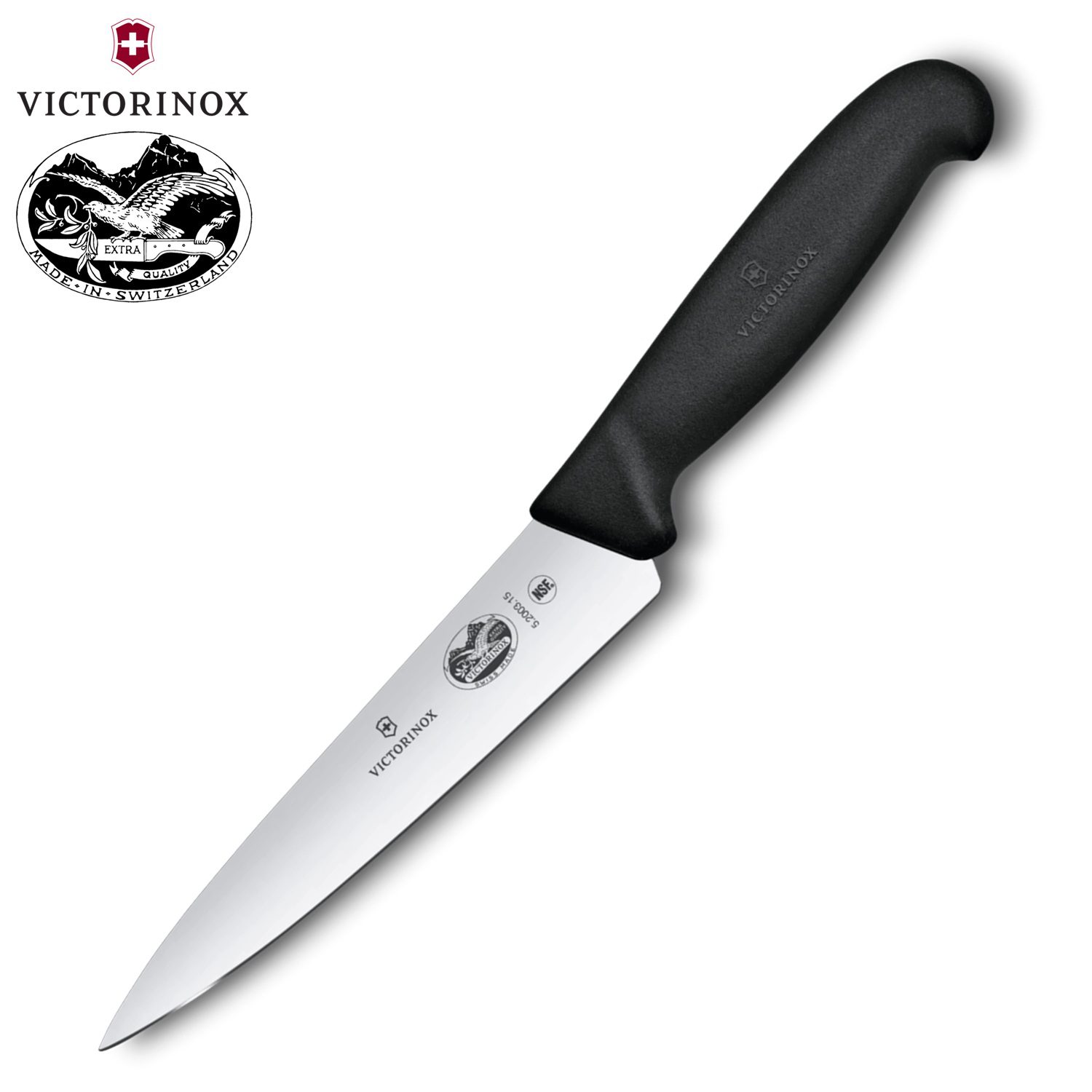 VICTORINOX FIBROX ΜΑΧΑΙΡΙ CHEF 15εκ. ΜΑΥΡΗ ΛΑΒΗ – 5.2003.15-Box in Thessaloniki