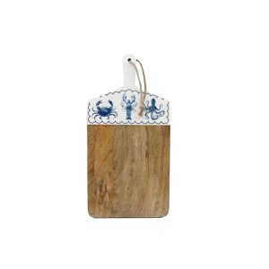 Βάση κοπής mango enamel "SEALIFE" 50x25cm 014.KG3882