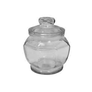 Βάζο πολυγωνικό με καπάκι 1250ml 15Χ14 00.03.3249