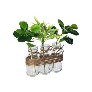 Βάζο σωλήνας Χ3 με πρασινάδα 07.160060