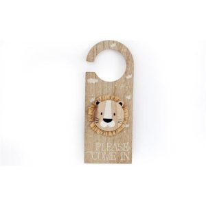 Διακοσμ.πόρτας LION ξυλ.23Χ8