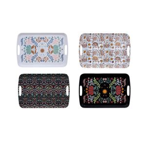 Δίσκος μελαμίνη/4σχέδια 47x30