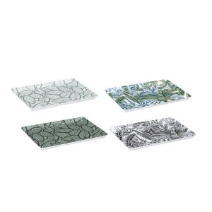 Δίσκος μελαμίνη φύλλα/4σχέδια 45x30cm 07.189987