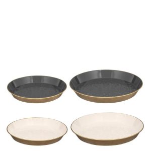 Δίσκος μεταλ.άσπρο/μαύρο σ/2 (25