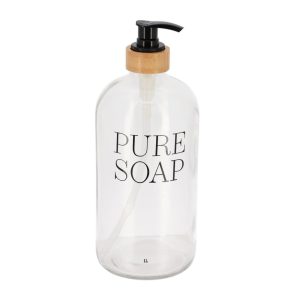 Dispenser γυαλ.PURE SOAP 1LT/7.5x25cm 06.62128101